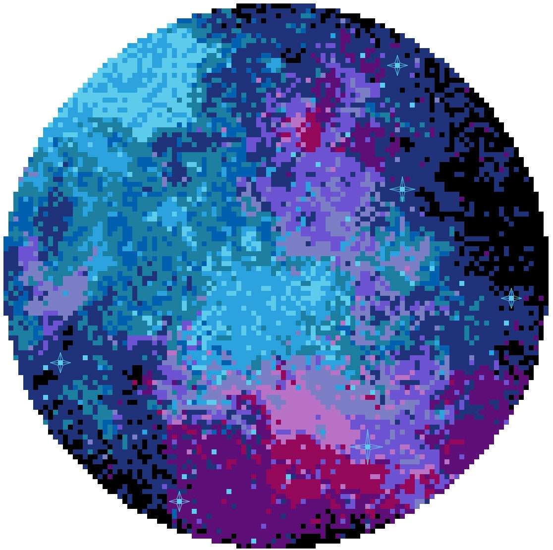 Galaxy Cross Stitch Pattern PDF | Etsy