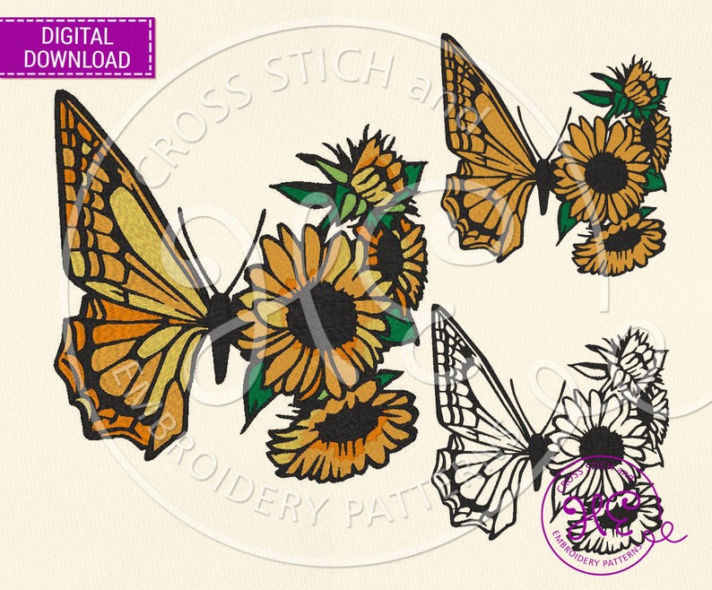 Butterfly with flowers embroidery design embroidery sybju  etsy Butterfly with flowers embroidery design embroidery sybju  etsy