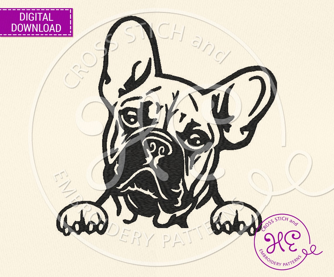 French bulldog embroidery designs for machine dog embroidery  etsy uk French bulldog embroidery designs for machine dog embroidery  etsy uk