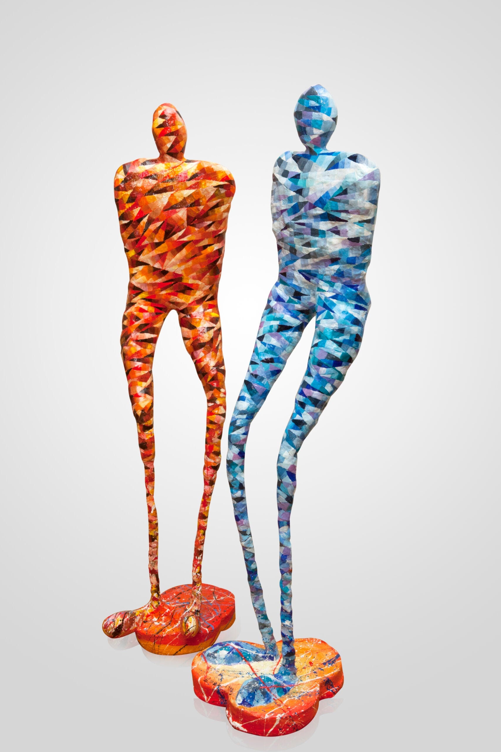 Modern SCULPTURES Couple Standing Couple Lovers Lover Etsy UK
