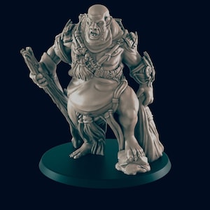 Hill Giant Mini - Multiple Variations!  3D Printed Model 28/32mm Scale RPG Fantasy Games D&D Tabletop Game
