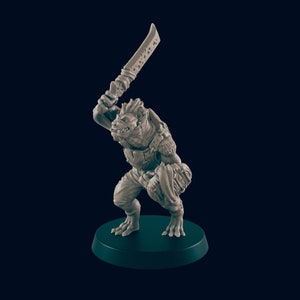 Gnoll Mini - 3D Printed Model 28/32mm Scale RPG Fantasy Games D&D Tabletop Game