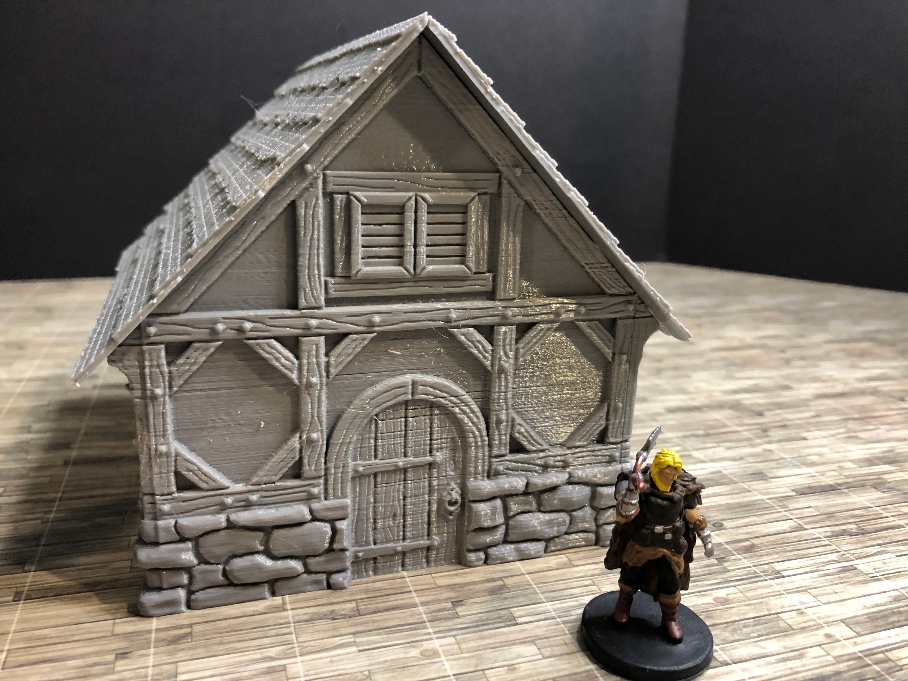 Rpg 3d Building Stone Building Playset: 3D Printed 28mm RPG Terrain (5 Buildings) - Etsy