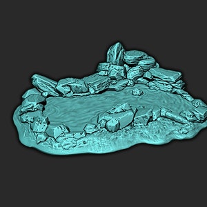 Oasis- 3D Printed Model 28/32mm Scale RPG Fantasy Games D&D Tabletop Game