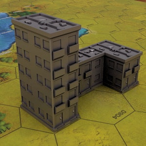 Battletech Residential Terrain 6mm-8mm Compatible Buildings 42 Variations image 4