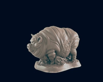Pigs Minis - 3D Printed Model 28/32mm Scale RPG Fantasy Games D&D Tabletop Game