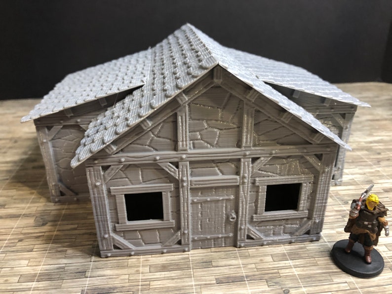 Stone Building Playset 5 Building Set 3D Printed Model - Etsy