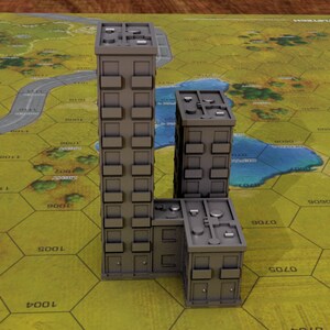 Battletech Residential Terrain 6mm-8mm Compatible Buildings 42 Variations image 6