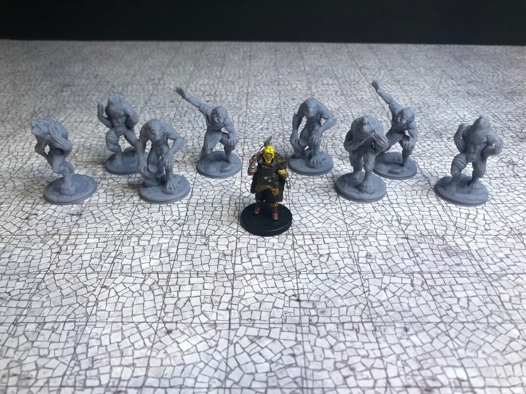 Werewolf Minis - 3D Printed Model 28/32mm Scale RPG Fantasy Games D&D ...