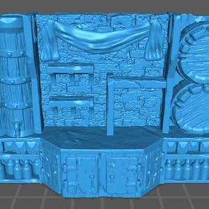 Tavern Playset - 3D Printed Model 28/32mm Scale RPG Fantasy Games D&D Tabletop Game