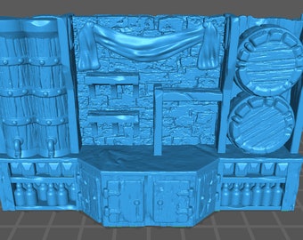 Tavern Playset - 3D Printed Model 28/32mm Scale RPG Fantasy Games D&D Tabletop Game