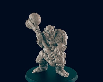 Troll Mini - 3D Printed Model 28/32mm Scale RPG Fantasy Games D&D Tabletop Game