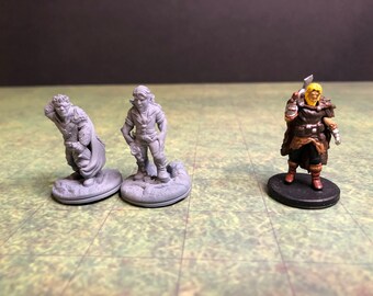 3D Printed Ranger Miniature: 28mm Scale RPG Tabletop Gaming