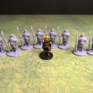 Ice Hunter Mini - 3D Printed Model 28/32mm Scale RPG Fantasy Games D&D Tabletop Game