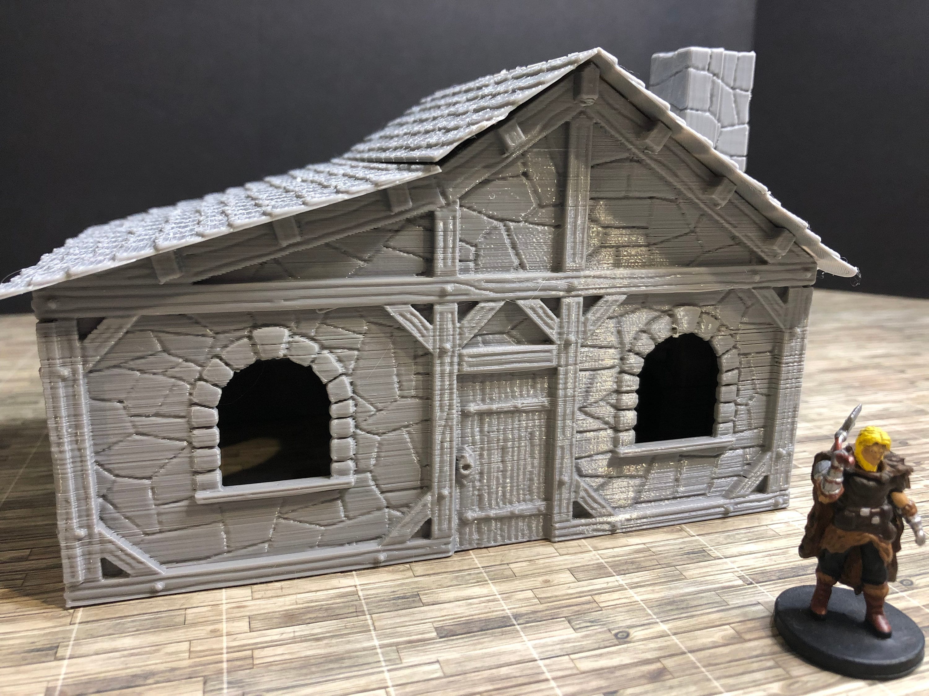Rpg 3d Building Stone Building Playset: 3D Printed 28mm RPG Terrain (5 Buildings) - Etsy