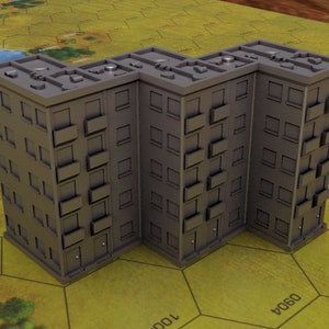 Battletech Residential Terrain 6mm-8mm Compatible Buildings 42 Variations image 5