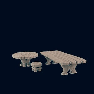 Tavern Interiors Playset - 3D Printed Model 28/32mm Scale RPG Fantasy Games D&D Tabletop Game