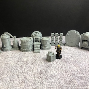 Dwarven Brewery Playset - 3D Printed Model 28/32mm Scale RPG Fantasy Games D&D Tabletop Game
