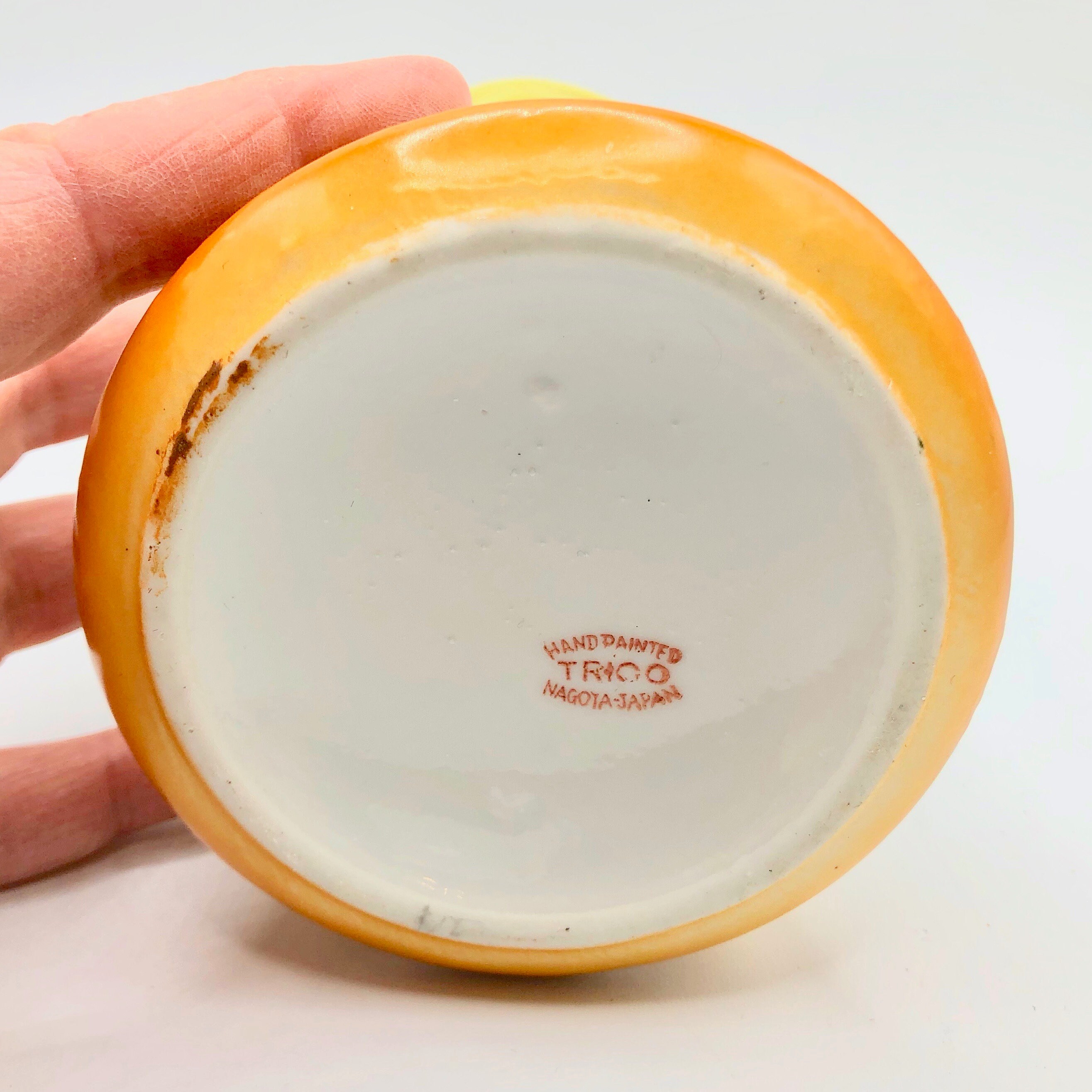 Vintage Trico Nagoya Japan Porcelain Vase Handpainted Art Etsy