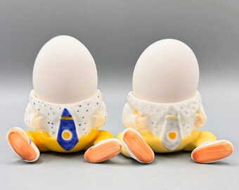 Egg-ceptional Egghead Egg Cups | Quirky Breakfast Companions | Vintage Egg Cups