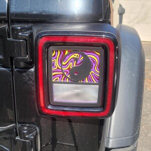 Jeep Wrangler JL Yin and Yang Tail Light Cover