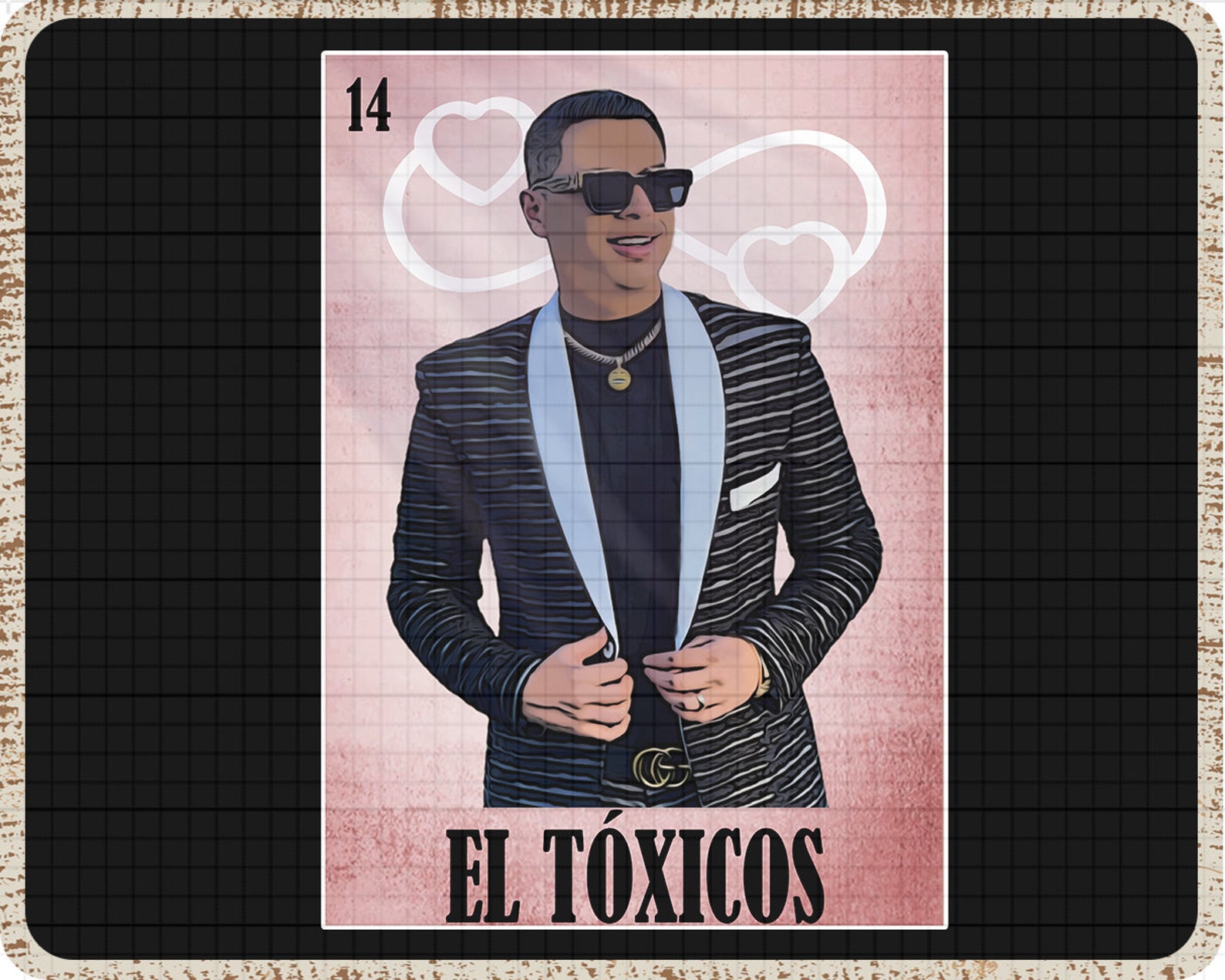 ORIGINAL Eduin Caz Grupo Firme Loteria Card PNG file | Etsy