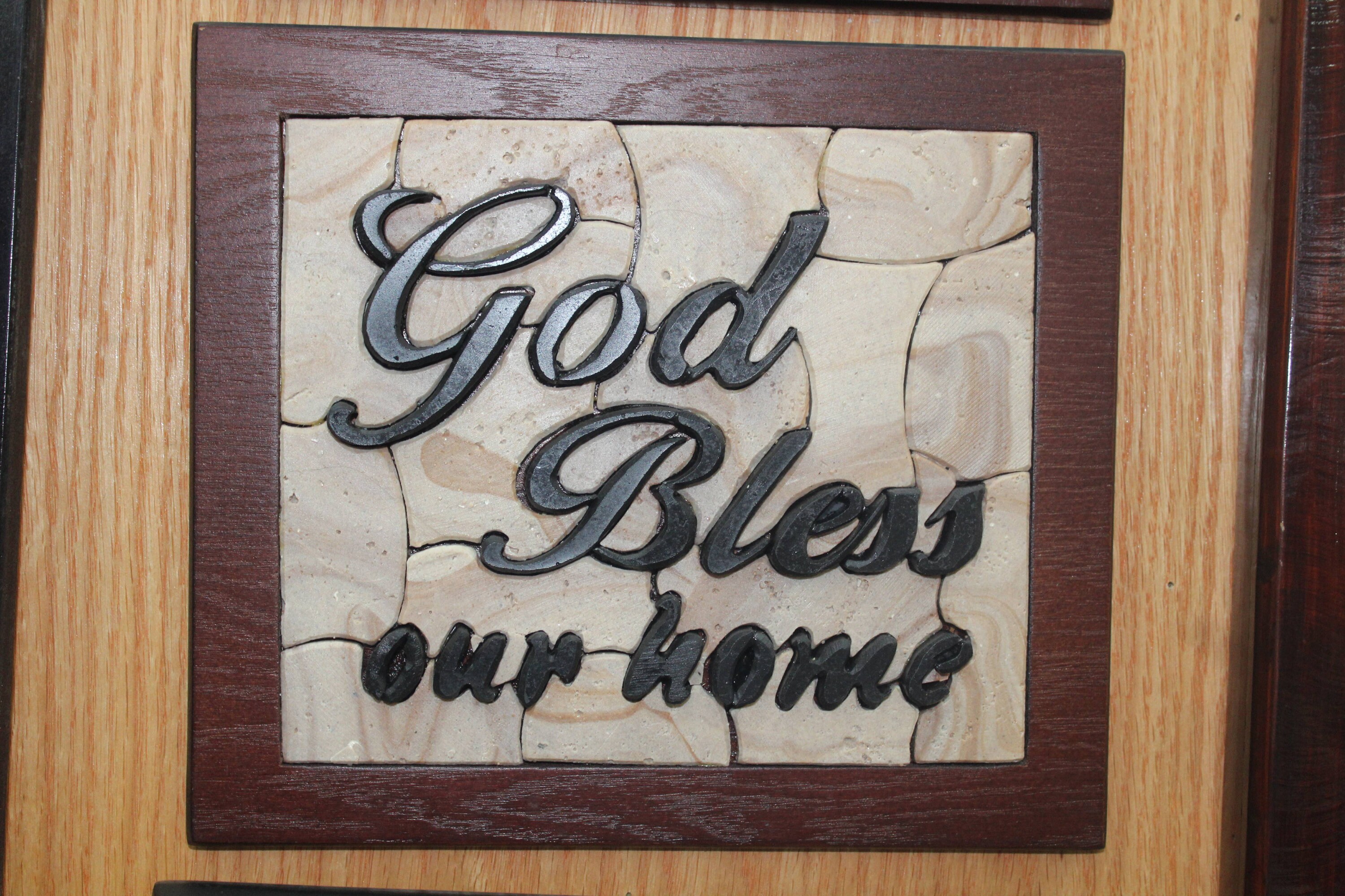God Bless Our Home Mosaic Unique Home Decor Wall Art. Etsy
