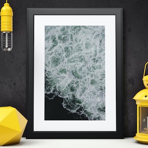 140 Costa Rica ocean waves troubled water - Poster | Digital Wall Art Printable | Picture Frames | Photo Frames | Wall Frames