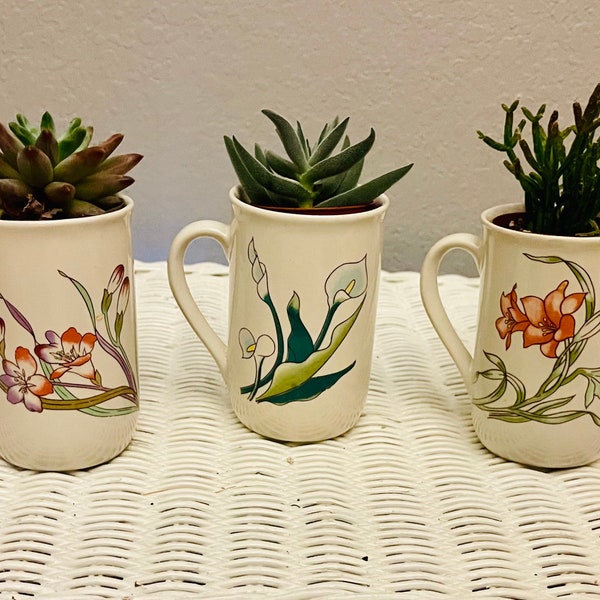 Tea Cup Planter Etsy