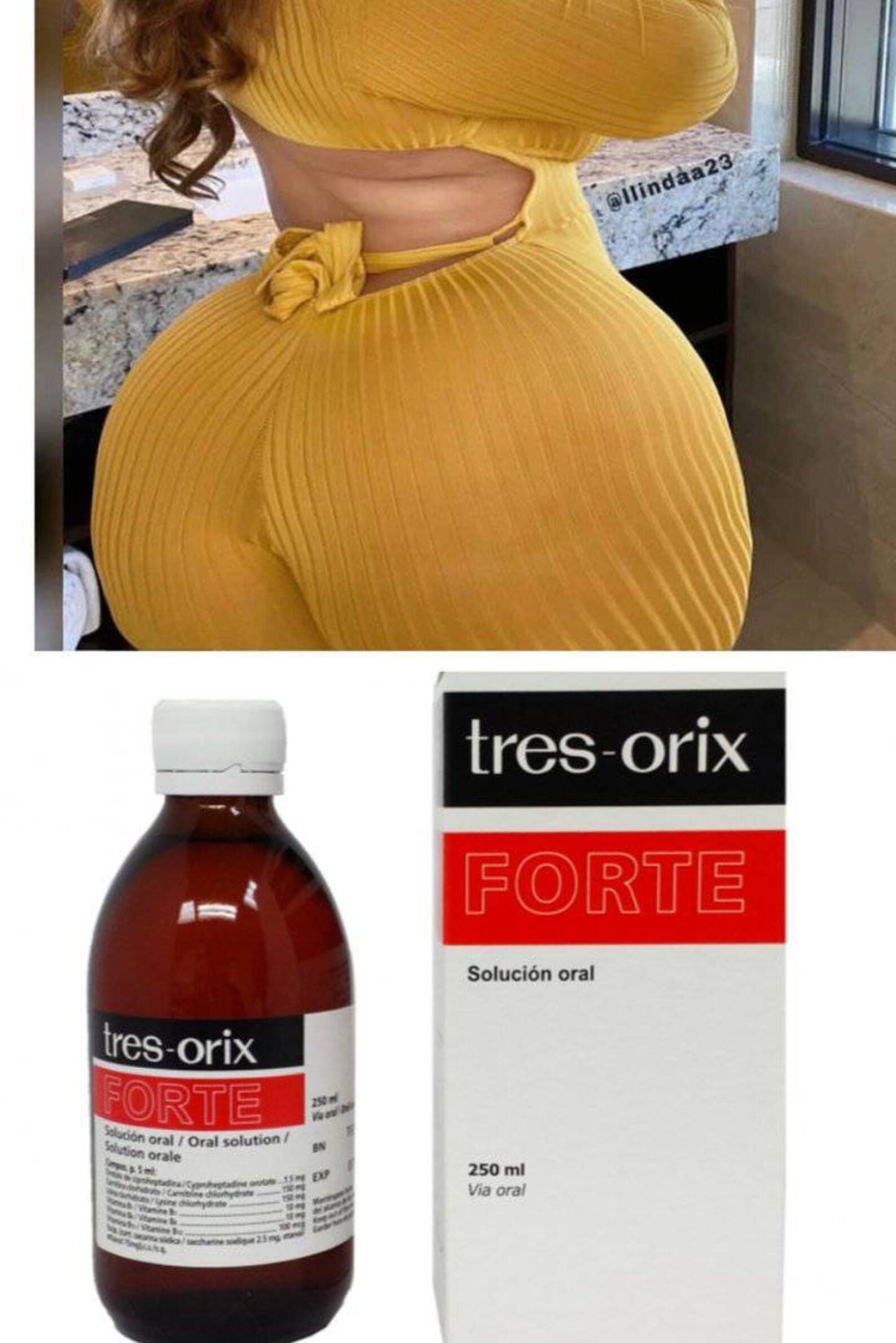 TresOrix Forte Oral Solution Syrup Appetite Booster & Weight Etsy