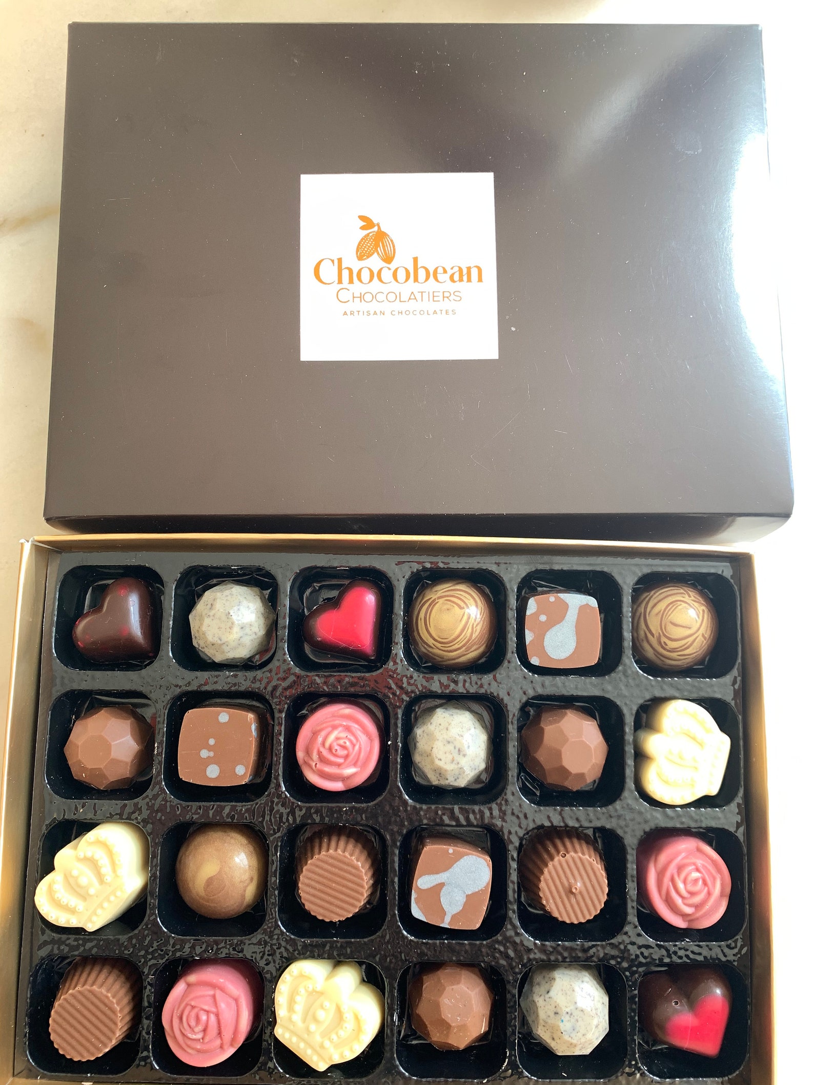 12 assorted Handmade chocolates Etsy