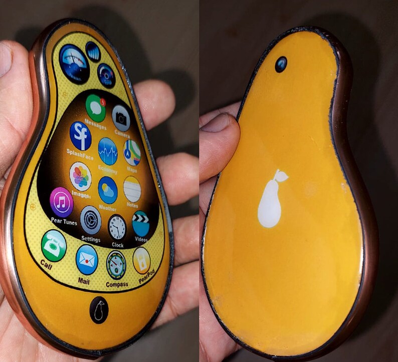 Nonworking Fake Toy Transparent Handmade Shaped Pro Max Pear Phone