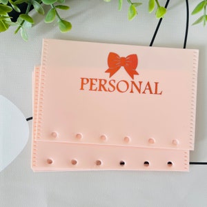 Buste per contanti A7, set di 5 buste per contanti, portafogli per imbottitura in contanti, fondi per ammortamento