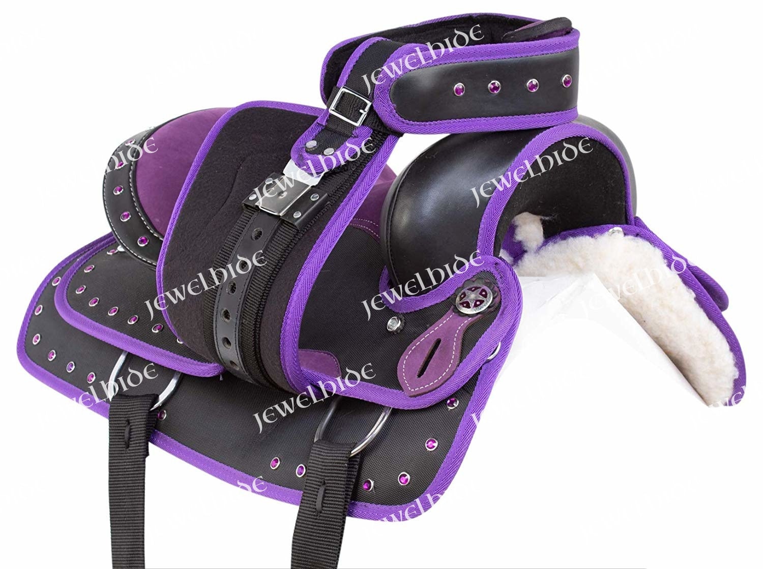 Purple Horse Saddle Western Synthetic Barrel Racing Trail Etsy
