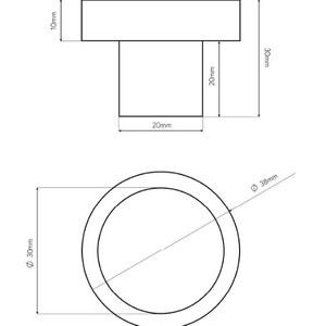 Massiver Messing Schrankknopf / Schubladen oder Kommode | Etsy