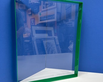 Acrylic green sided box 20”X30”X2” with 1/8” plastic thickness