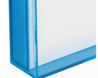 Fluorescent Acrylic Box for Art Custom Color Lucite Floater Modern Acrylic Canvas Display Bright Acrylic Floater Frame Deep Fluorescent