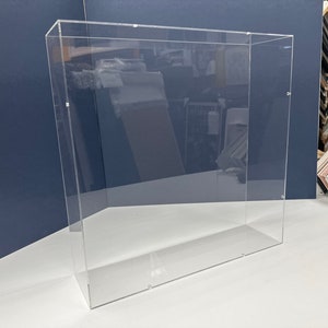 Plexi box dust cover 14” X 14” X 4” with the 1/4” acrylic thickness