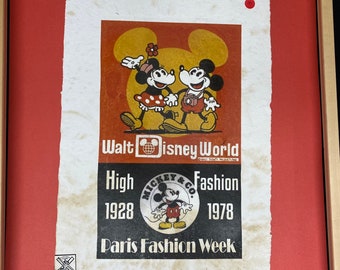 Fairchild Paris- Walt DisneyWorld, High Fashion 1928 1978, Paris Fashion Week 22.5x15