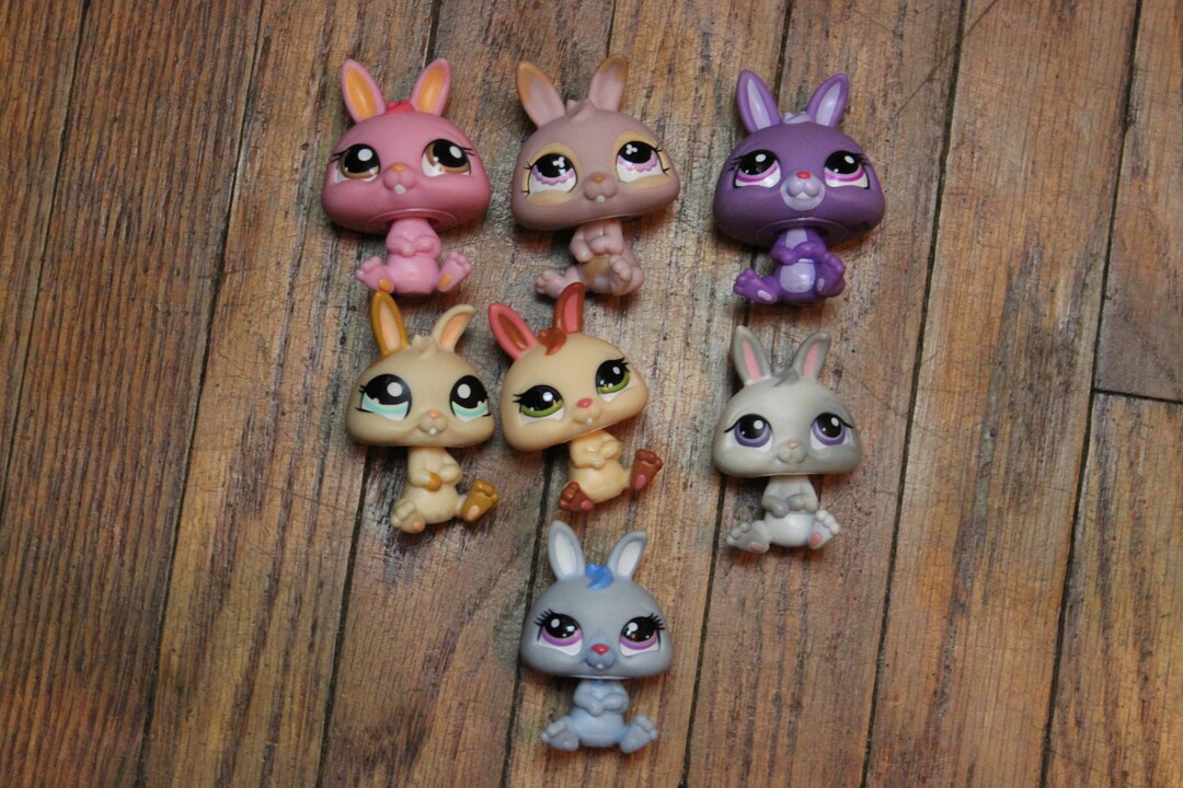Pickapiece Littlest Pet Shop Bunnies Etsy