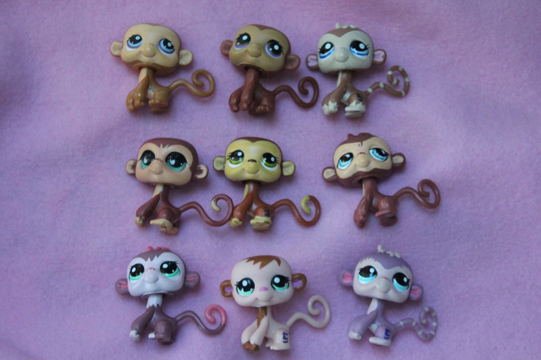 Pickapiece Littlest Pet Shop Monkeys Etsy