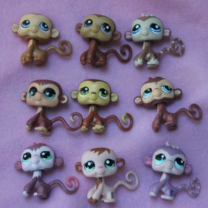 Pick A Piece Littlest Pet Shop Monkeys Etsy