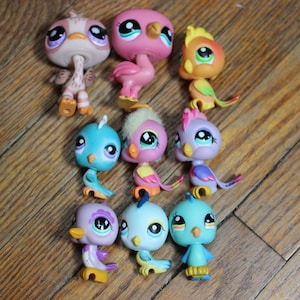 Pájaros de Littlest Pet Shop para elegir una pieza