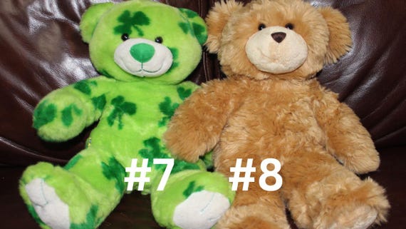 Build-A-Bear Workshop 緑色クマのぬいぐるみ 希少‼️build a bear