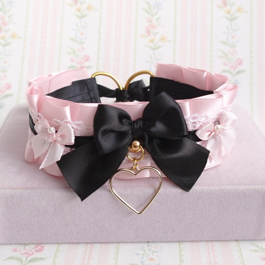 Kitten Collection Red/Black Lace Choker main image 0
