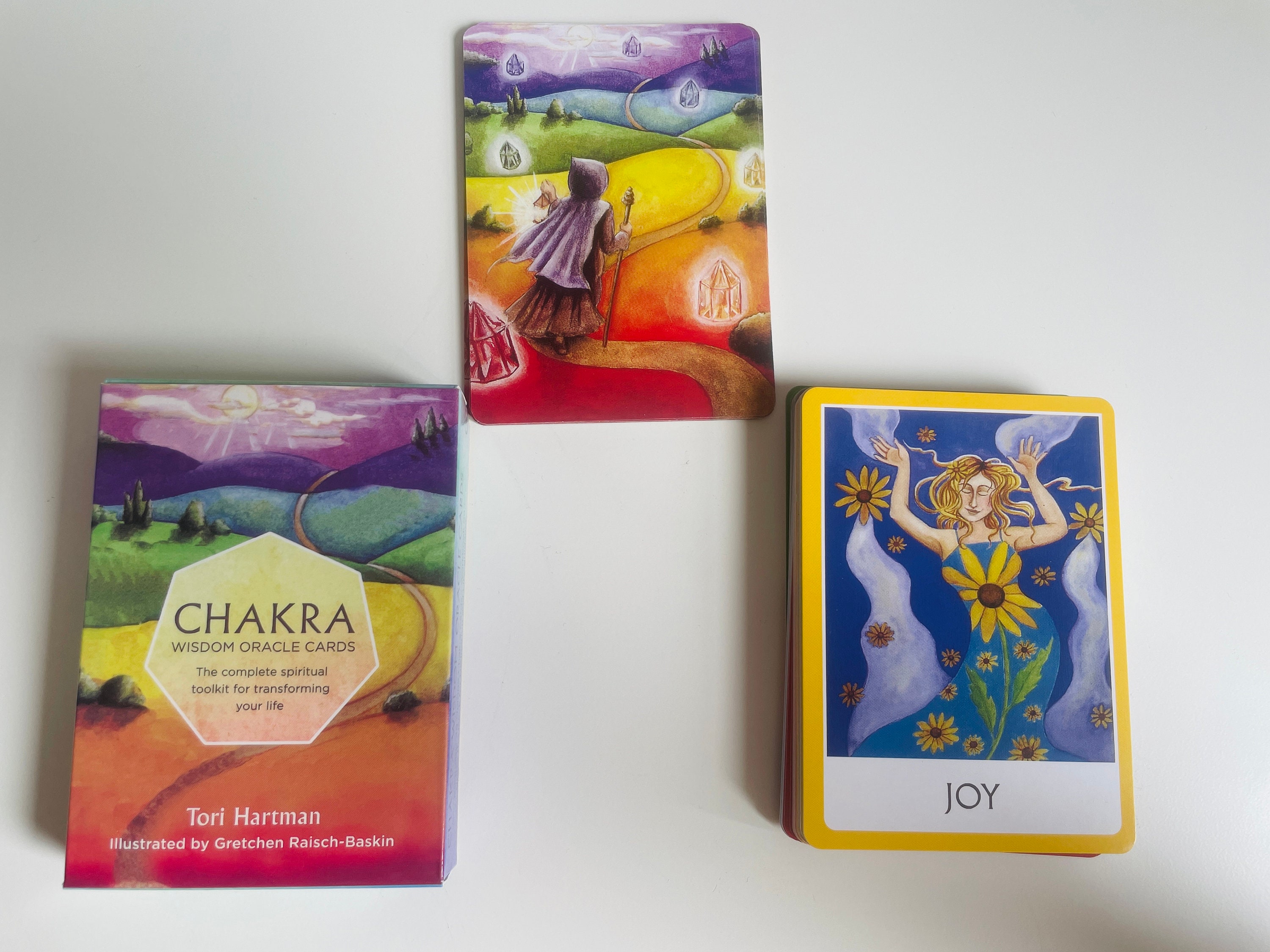 Chakra Wisdom Oracle Cards PDF guidebook Etsy