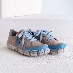 Serpa Genuine Leather Sneakers for Women, Comfortable Casual Shoes, Soft Sole Walking Shoes, Gift for Her, Birthday Gift, Gift for Mom