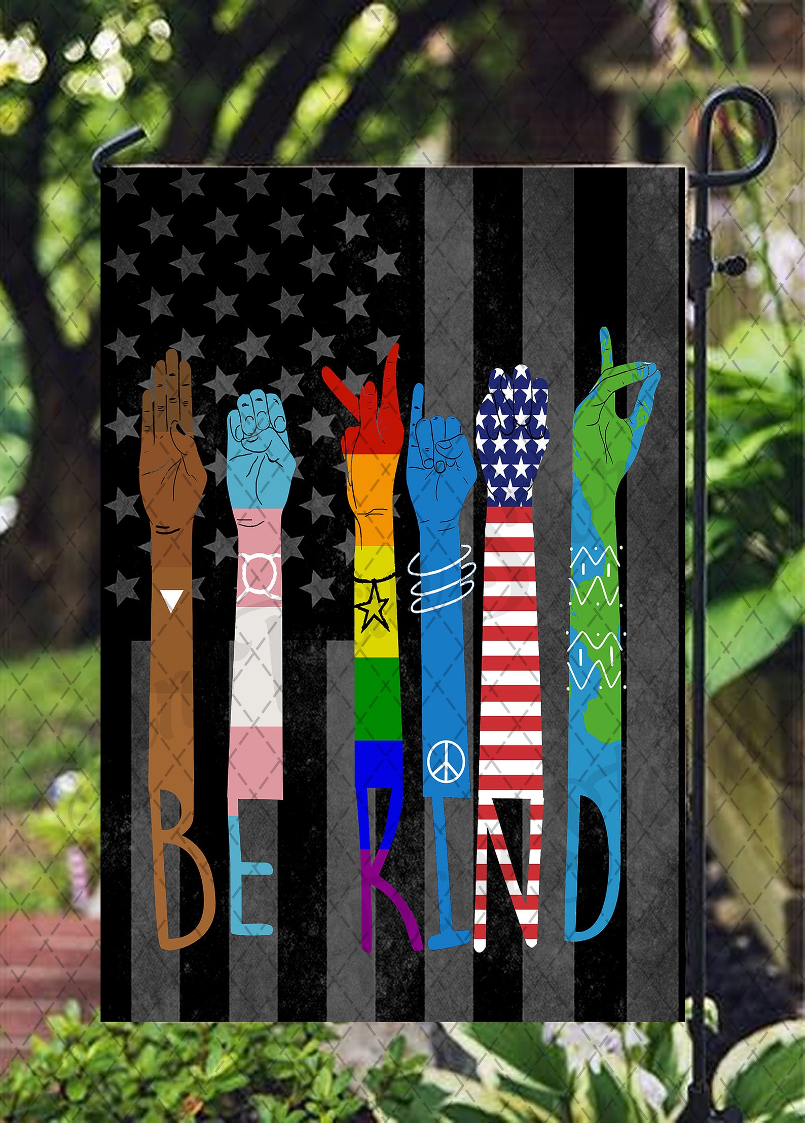 Flag Be Kind Flag, House Flag, Garden Flag Etsy