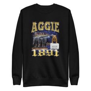 NC A&T Inspired Sweatshirt l 90s Style Vintage Hoodie | Unisex Retro Bootleg Rap Sweatshirt l North Carolina A and T I HBCU l Aggie