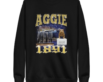 NC A&T Inspired Sweatshirt l 90s Style Vintage Hoodie | Unisex Retro Bootleg Rap Sweatshirt l North Carolina A and T I HBCU l Aggie